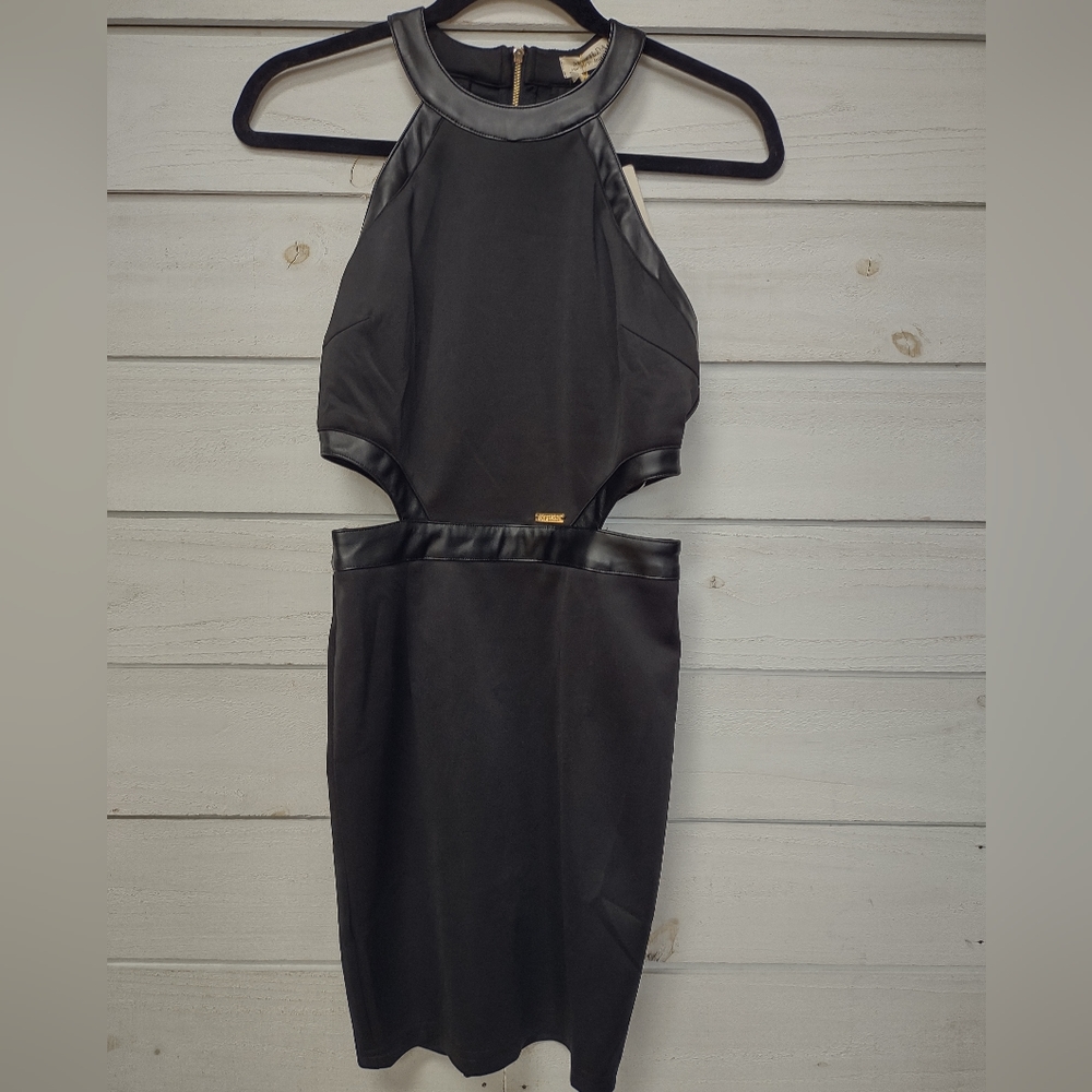 Matilda By True Love black cut out side dress